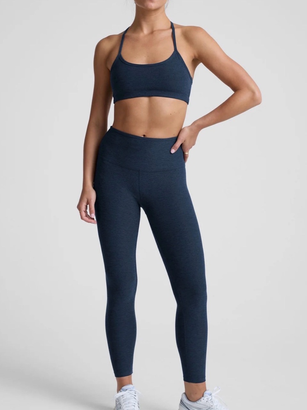 Beyond Yoga High-Rise Navy Leggings Sz S